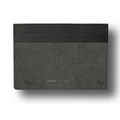 SKÆR STUDIO Minimalist card holder in black leather with multiple card slots and sleek design