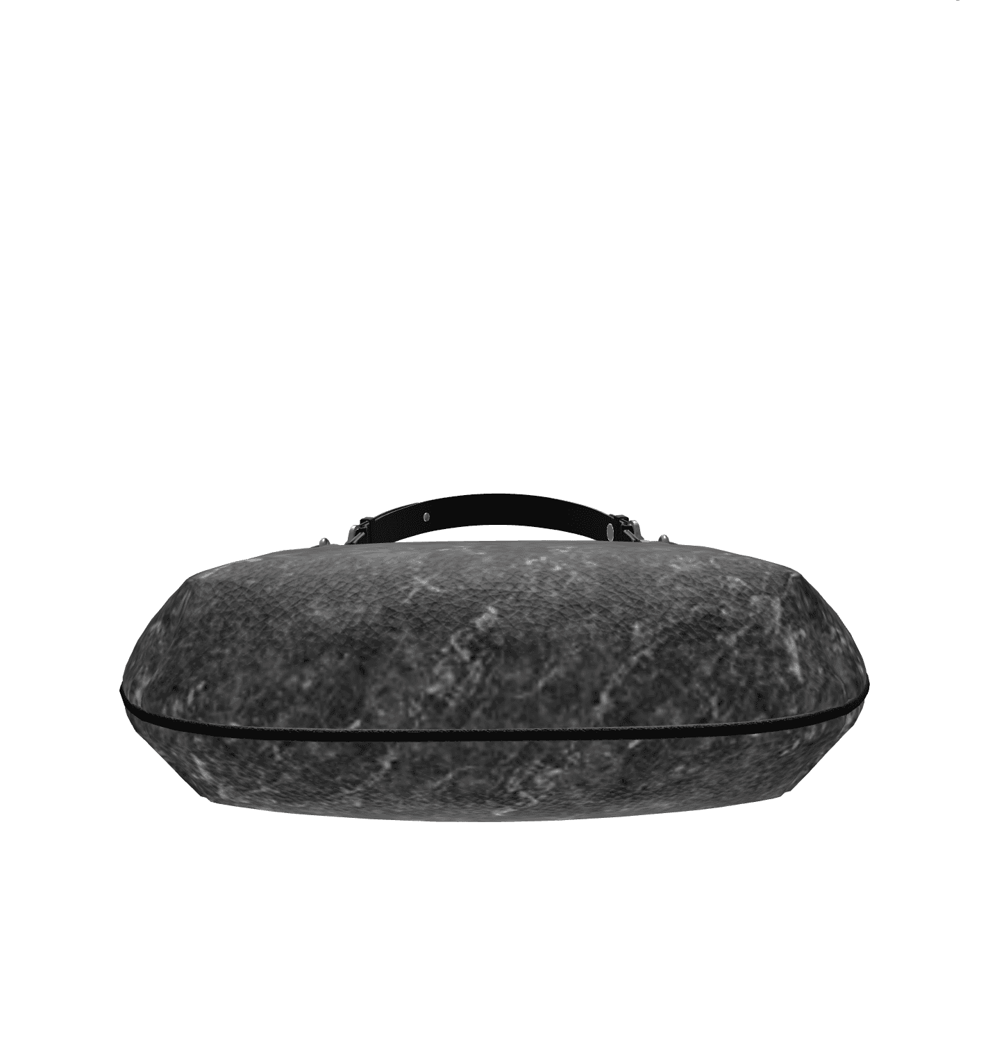 SKÆR STUDIO Kråkesølv bag featuring a sleek mini curve design in a stylish grey finish